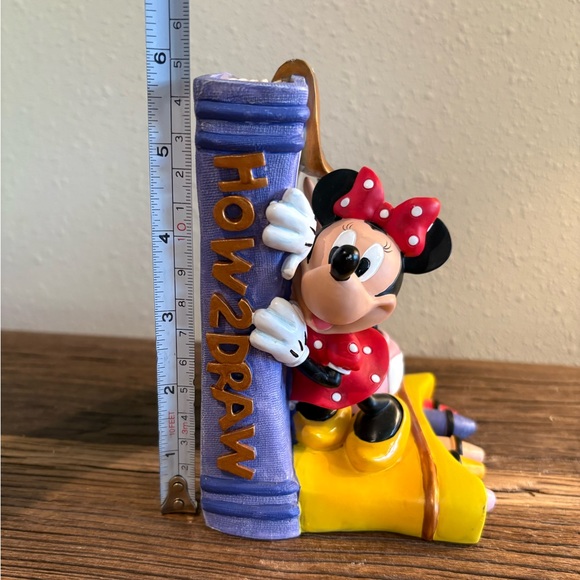 Disney Mickey and Minnie Mouse How 2 Draw Sketches Bookends Used - Picture 2 of 16
